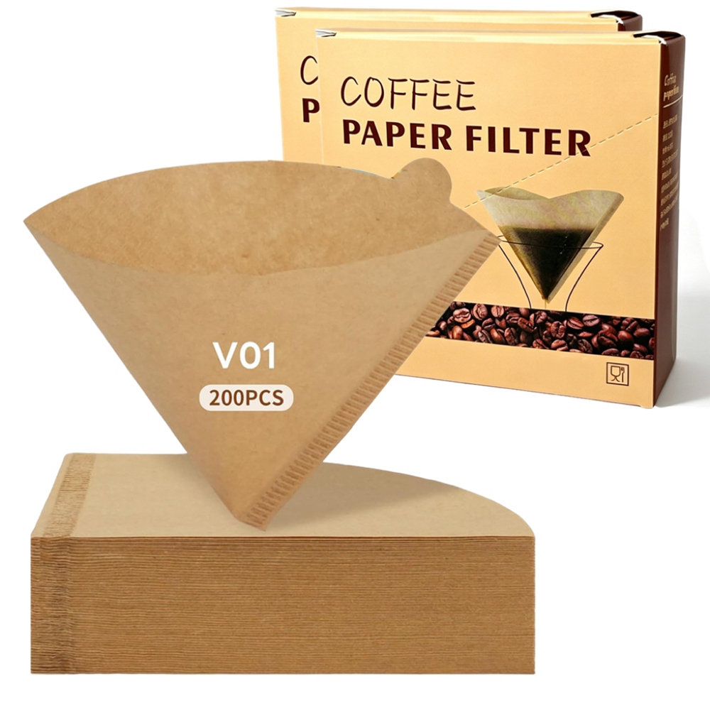 Coffee Equipment Cleaner - 커피 필터 200개입 콘형 커피 필터