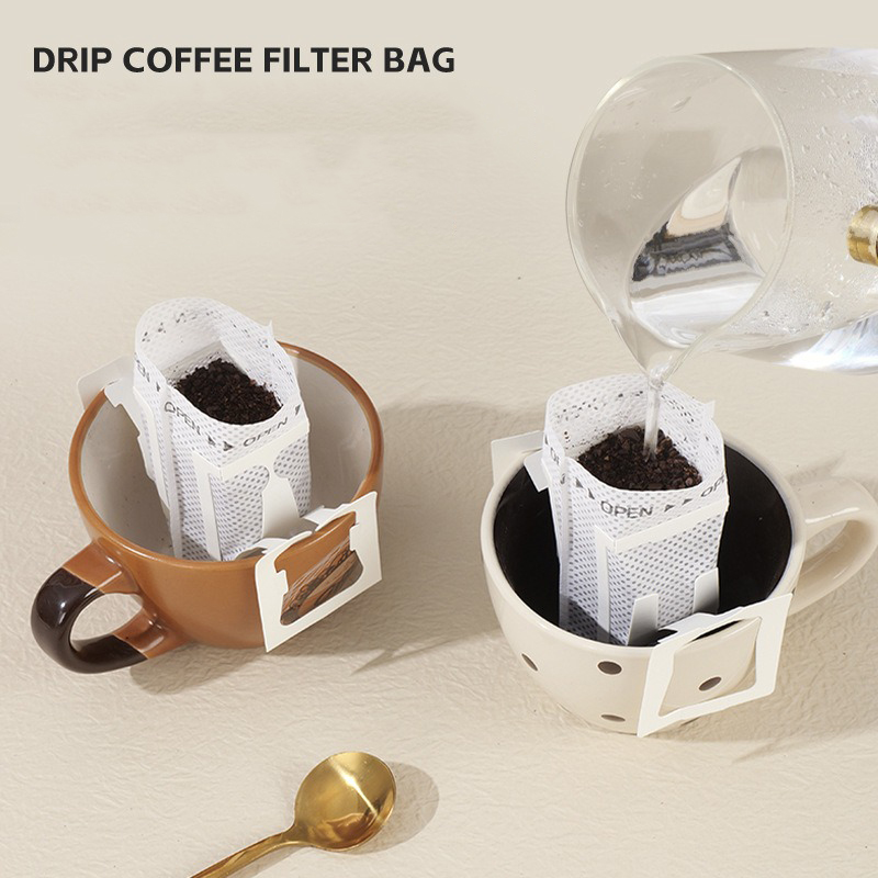 Coffee Equipment Cleaner - 50개/봉투 행잉 이어 커피 파우더 필터