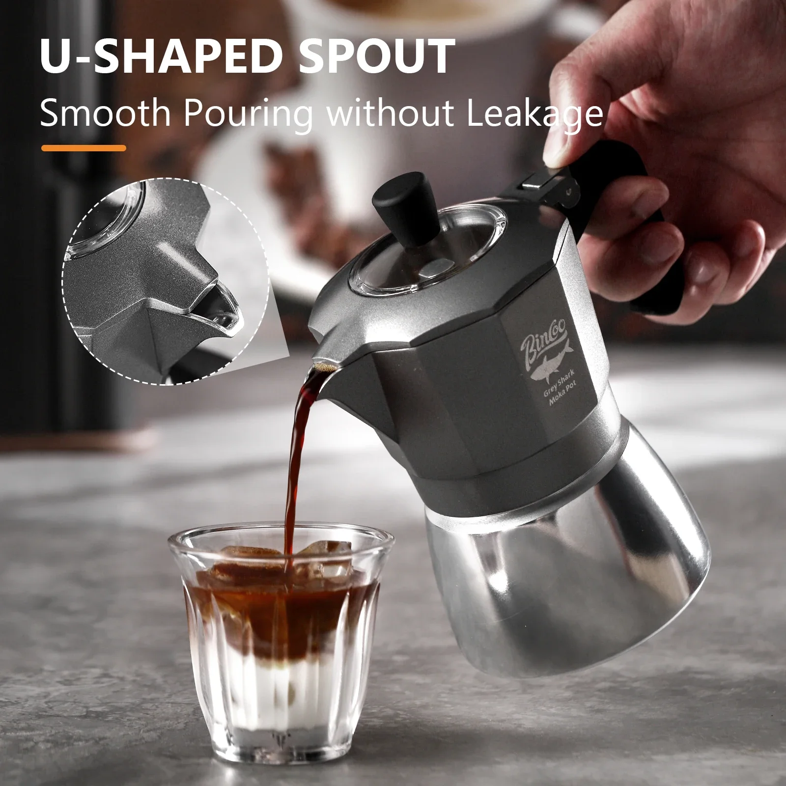 빈쿠 2컵 더블 밸브 모카포트 알루미늄 합금 커피포트  - Coffee Equipment Set 리뷰 및 가격