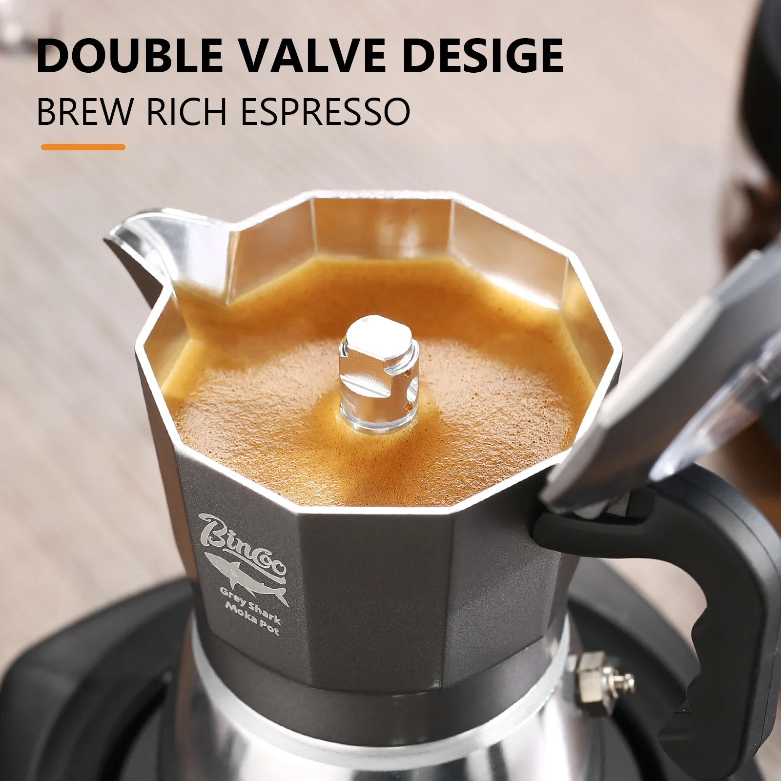 빈쿠 2컵 더블 밸브 모카포트 알루미늄 합금 커피포트  - Coffee Equipment Set 리뷰 및 가격