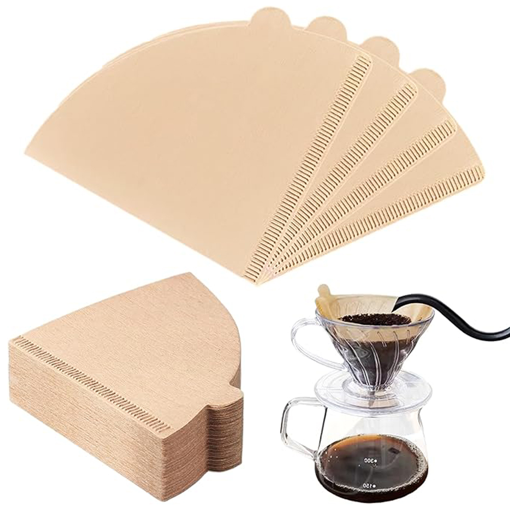 커피 필터 종이 V자형 목재 펄프 드립 종이 콘 커피  - Coffee Equipment Cleaner 리뷰 및 가격