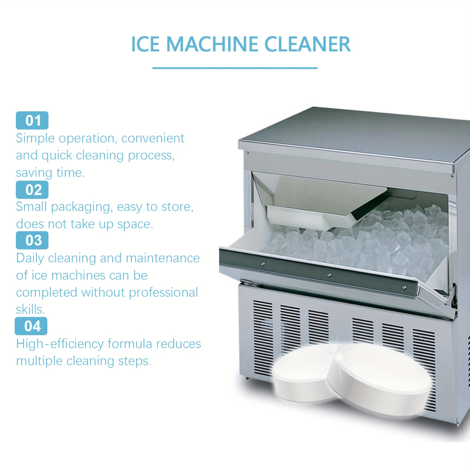 100정 제빙기 클리너 청소 정제 스케일 제거 탈취제  - Coffee Equipment Cleaner 리뷰 및 가격