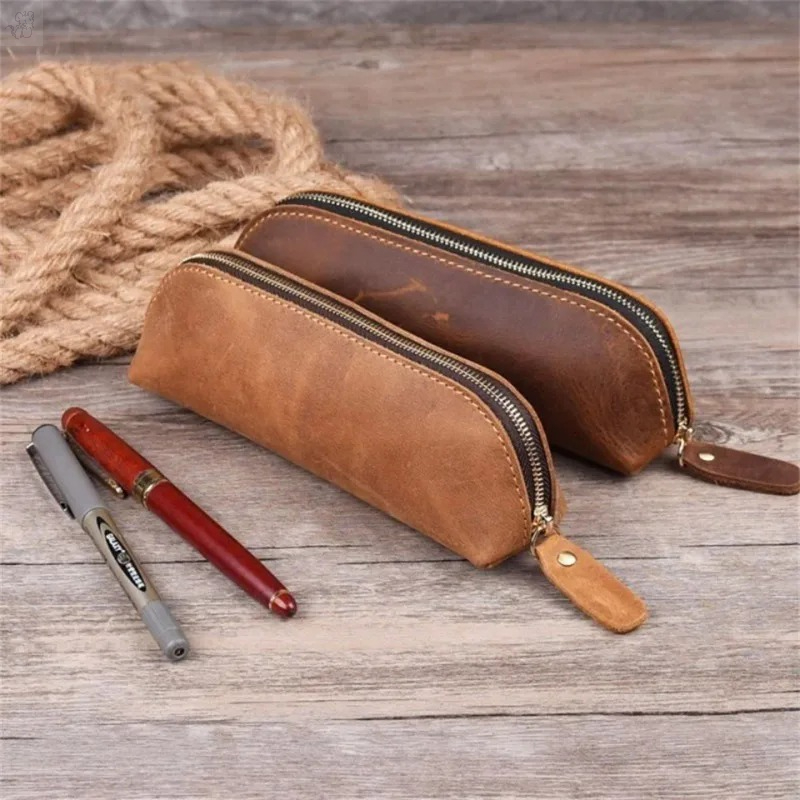 1PC 인조 가죽 지퍼 연필 펜 파우치 백 - 소형 여 - Coffee Equipment Travel Bag 리뷰 및 가격