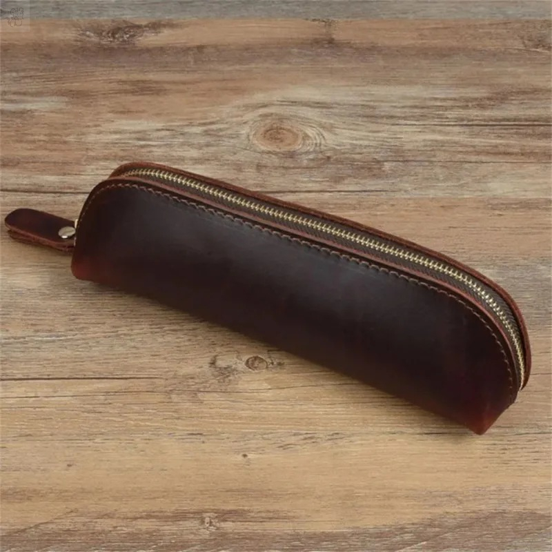 1PC 인조 가죽 지퍼 연필 펜 파우치 백 - 소형 여 - Coffee Equipment Travel Bag 리뷰 및 가격