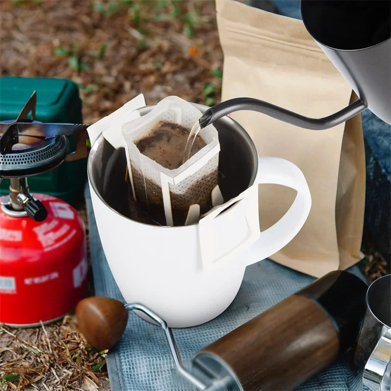 1-8개입 일회용 두꺼운 걸이형 드립 커피 필터백 휴대 - Coffee Equipment Travel Bag 리뷰 및 가격