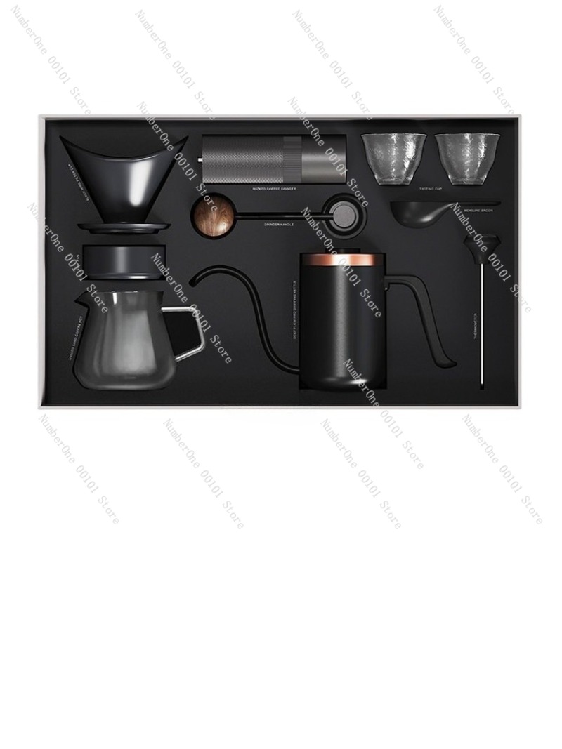 수동 커피 메이커 세트 선물 상자 그라인더 필터 컵 푸 - Coffee Equipment Home 리뷰 및 가격