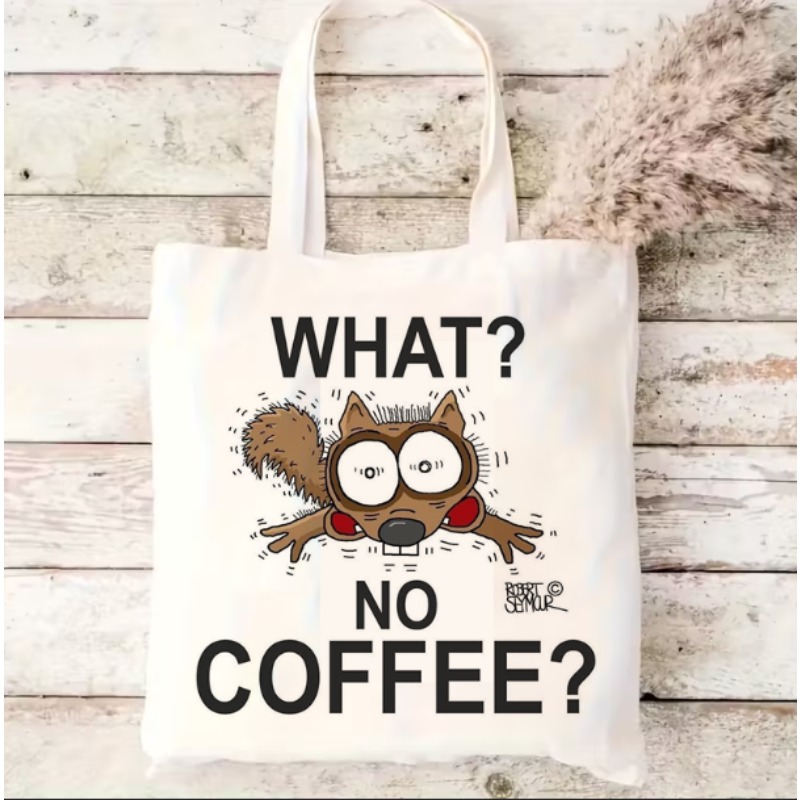 커피 고양이 캔버스 쇼핑백 대용량 핸드백 직사각형 캔버 - Coffee Equipment Travel Bag 리뷰 및 가격