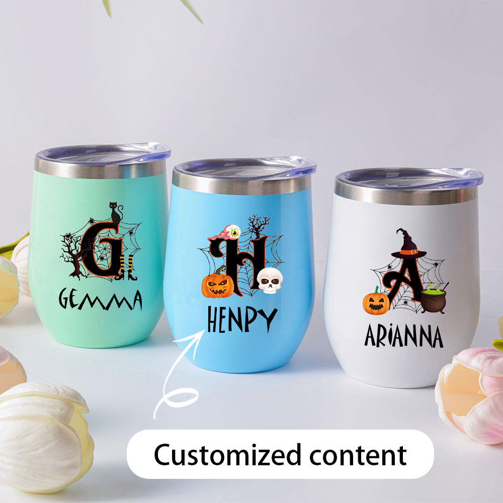할로윈 스테인리스 스틸 물컵, 맞춤형 글자 커피컵, 축 - Coffee Equipment Used 리뷰 및 가격